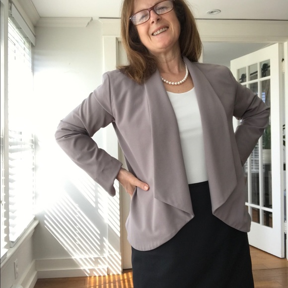 Open Blazer - Purple - Picture 2 of 8